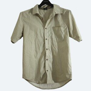 Street legal shirt botton down matte satin size S
